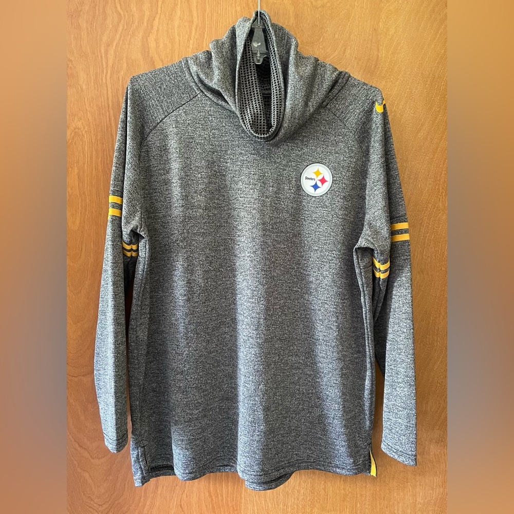Steeler’s Dri-Fit Thermal Mockneck Pullover